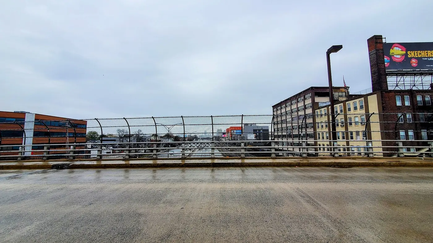 Everett Street bridge over the Mass Pike near Boston Landing, Allston