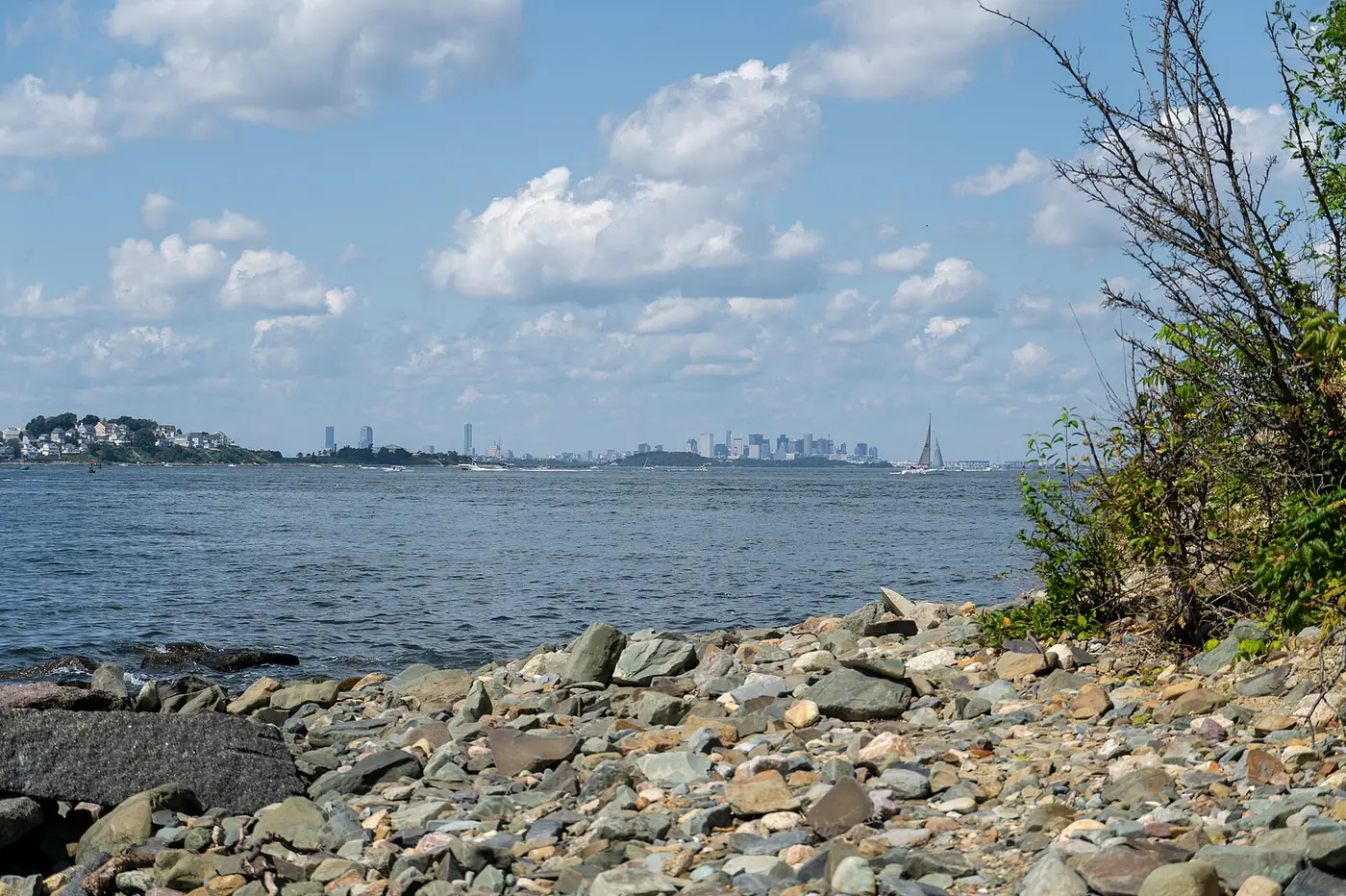 Boston skyline viewed from Webb Memorial State Park