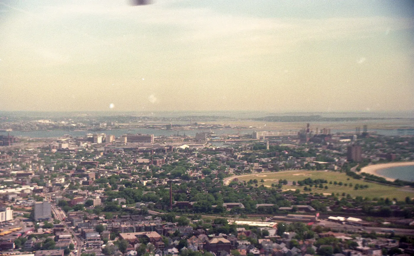 Aerial view of South Boston
