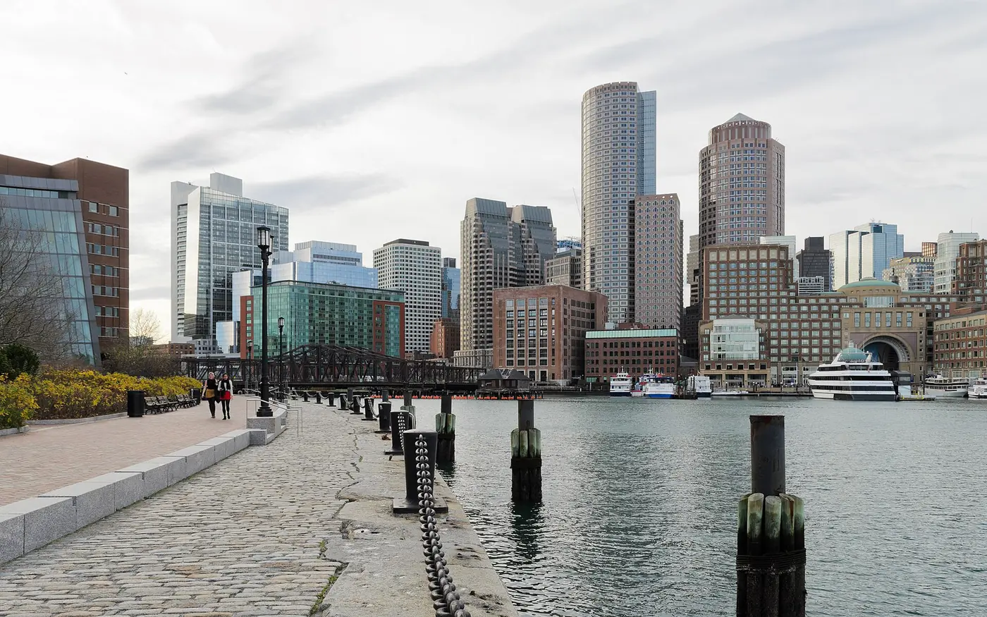 Boston skyline from South Boston