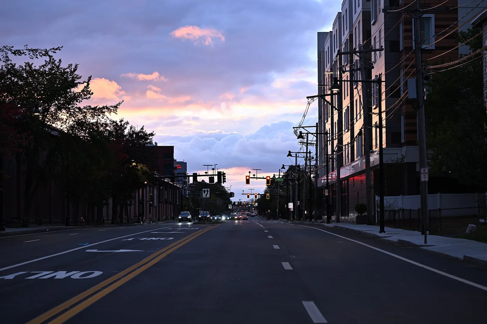 Sunset on Arsenal Street, Watertown